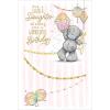 Lovely Daughter Bear with Cupcake Me to You Birthday Card