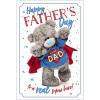 Super Dad 3D Holographic Me to You Bear Father's Day Card