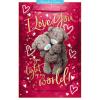 3D Holographic Keepsake I Love You Me to You Valentine's Day Card