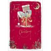 Lovely Aunt Me to You Bear Christmas Card