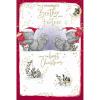 Wonderful Brother & Partner Me to You Bear Christmas Card