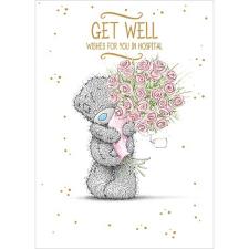 Get Well Soon Softly Drawn Me To You Bear Card (ASS77001) : Me to