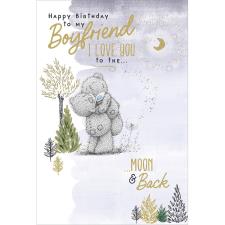 To My Boyfriend Me to You Bear Birthday Card