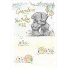 Grandma Birthday Wishes Me to You Bear Birthday Card