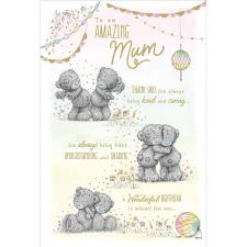 Amazing Mum Verse Me to You Bear Birthday Card