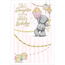 Lovely Daughter Bear with Cupcake Me to You Birthday Card