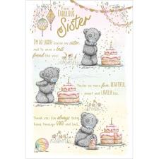 Fabulous Sister Verse Me to You Bear Birthday Card