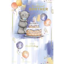Brilliant Brother Me to You Bear Birthday Card