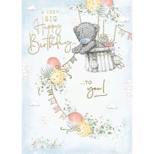 Hot Air Balloon Me to You Bear Birthday Card