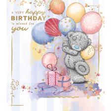 Big Birthday Balloons Me to You Bear Birthday Card
