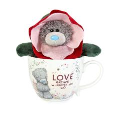 Love Grows Me to You Bear Mug &amp; Plush Gift Set