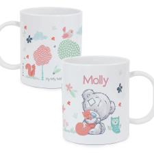 Personalised Tiny Tatty Teddy Woodland Animal Plastic Mug