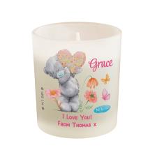 Personalised Me to You Bear Flowery Jar Candle