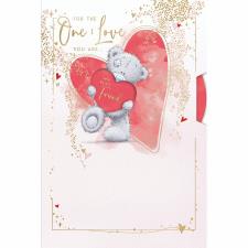 One I Love Spinning Wheel Me to You Bear Valentine's Day Card