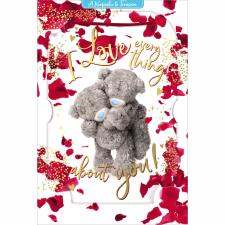 3D Holographic Love Everything Me to You Valentine's Day Card