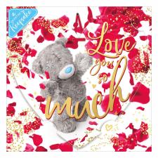 3D Holographic Love You So Much Me to You Valentine's Day Card