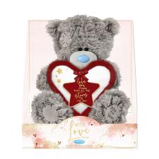 9" Padded Heart & Tag Love Verse Me to You Bear