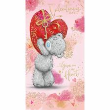 I Give You My Heart Me to You Bear Valentine's Day Card