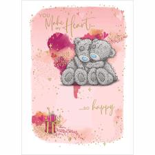 Happy Heart Me to You Bear Valentine's Day Card