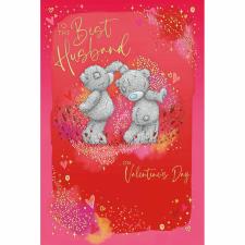 Best Husband Me to You Bear Valentine's Day Card