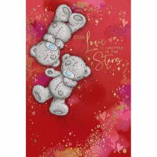 Love Written In The Stars Me to You Bear Valentine's Day Card