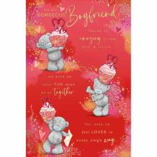 Gorgeous Boyfriend Verse Me to You Bear Valentine's Day Card