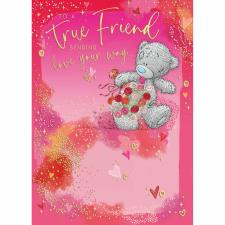 To a True Friend Me to You Bear Valentine's Day Card