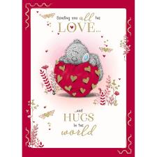 Love & Hugs Me to You Bear Valentine's Day Card 