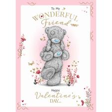 Wonderful Friend Me to You Bear Valentine's Day Card 