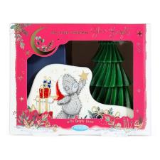 Christmas Tree Shaped Candle &amp; Tray Me to You Bear Gift Set