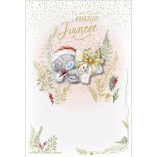 Amazing Fiancee Me to You Bear Handmade Christmas Card