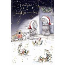 Son &amp; Daughter in Law Handmade Me to You Bear Christmas Card