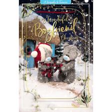 3D Holographic Wonderful Boyfriend  Me to You Bear Christmas Card