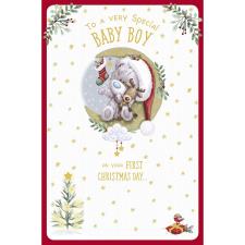 Baby Boy&#39;s 1st Christmas Me to You Bear Christmas Card