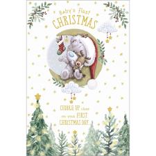 Baby's First Christmas Me to You Bear Christmas Card