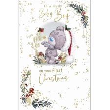 Baby Boy&#39;s 1st Christmas Me to You Bear Christmas Card