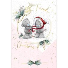 Special Friend Me to You Bear Christmas Card