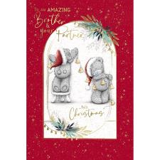 Brother & Partner Me to You Bear Christmas Card