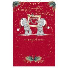 Daughter & Partner Me to You Bear Christmas Card