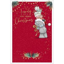 To All The Family Me to You Bear Christmas Card