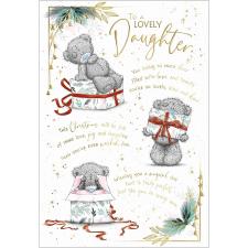 Lovely Daughter Verse Me to You Bear Christmas Card