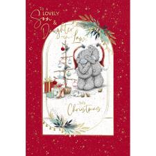 Son &amp; Daughter In Law Me to You Bear Christmas Card