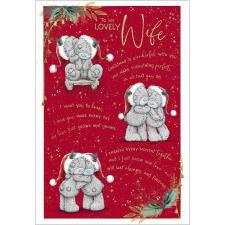 Lovely Wife Verse Me to You Bear Christmas Card