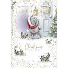 Lovely Friend Me to You Bear Christmas Card