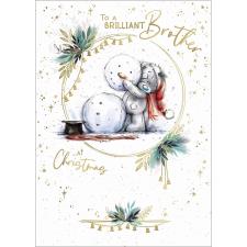 Brilliant Brother Sketchbook Me to You Bear Christmas Card