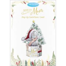 Lovely Mum Pop Up Me to You Bear Christmas Card