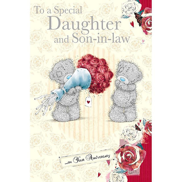 Daughter and Son- in-Law Me to You Bear Anniversary Card 