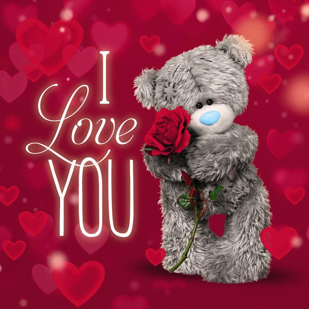 I Love You Valentine Bear Stickers SVG File Download Free Fonts