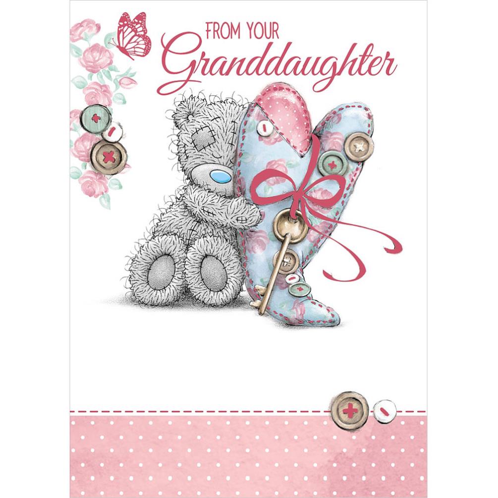 From Your Granddaughter Me to You Bear Mothers Day Card (M01SS098) : Me ...