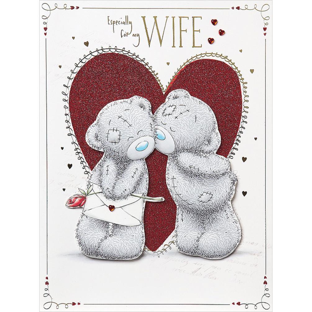 Wife Large Me to You Bear Valentines Day Card (VHL01005) : Me to You ...